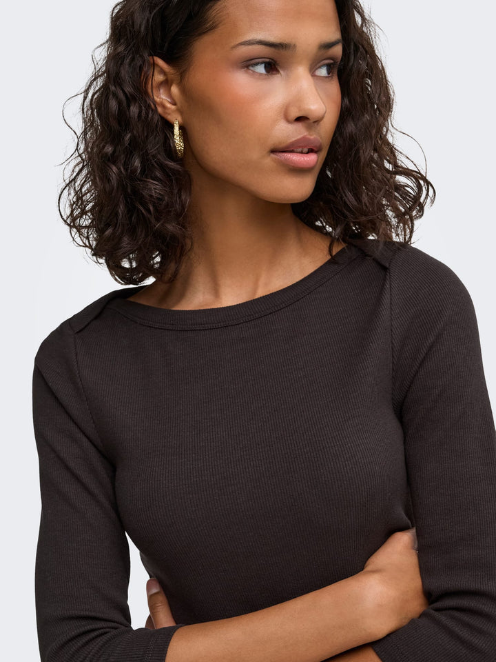 Only 15391031 malli top l/m dames bruin