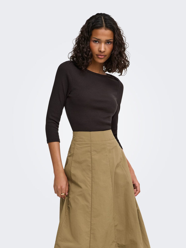 Only 15391031 malli top l/m dames bruin