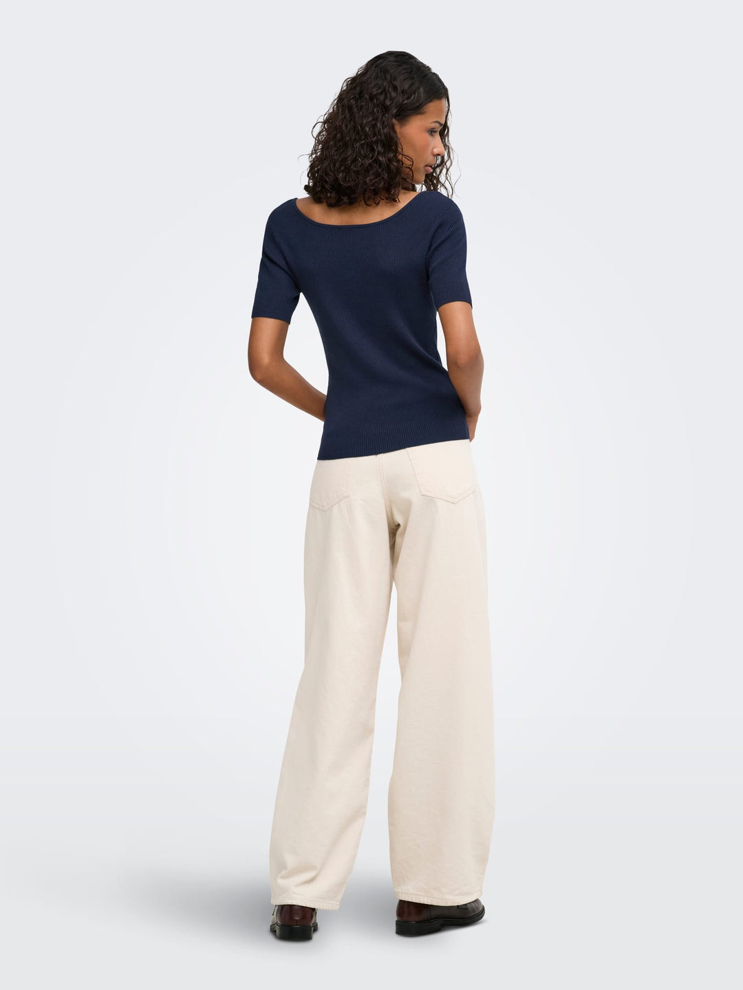 Jacqueline de Yong JDYNANNA T-shirt navy – dames