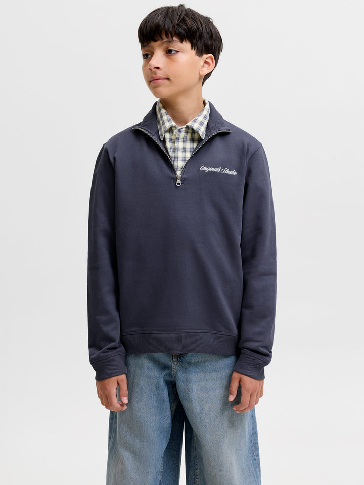 Jack & Jones Kids Norrebro sweater rafblauw – jongens