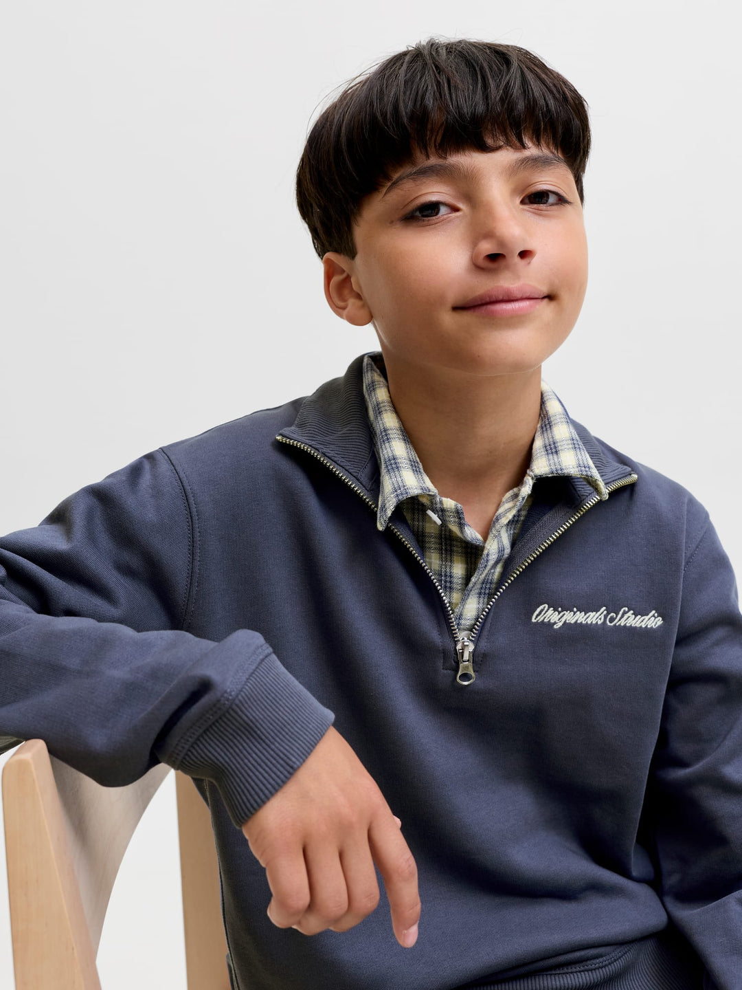 jack & jones kids 12284067 Norrebro sweater rafblauw