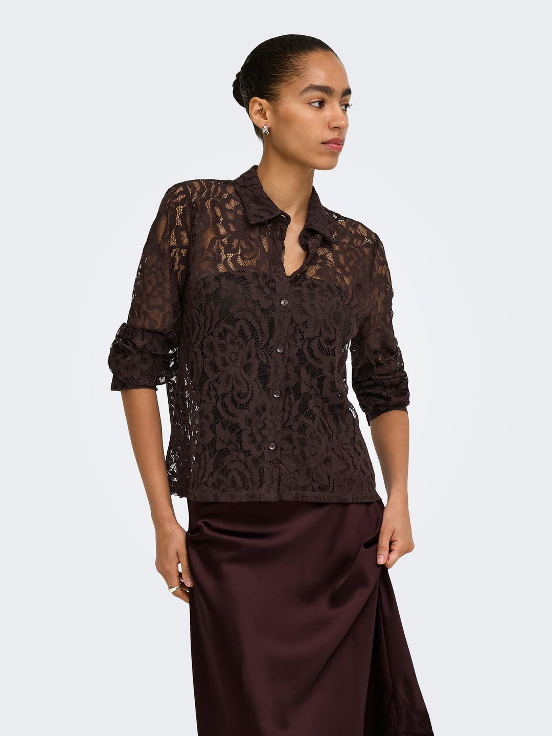 Only Birun blouse bruin – dames