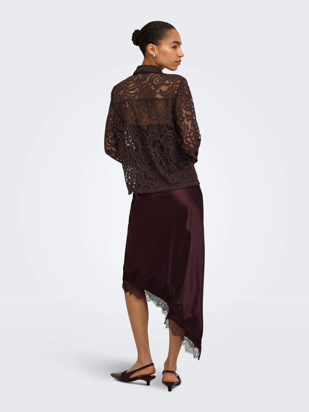 Only Birun blouse bruin – dames