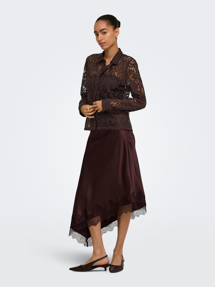 Only Birun blouse bruin – dames