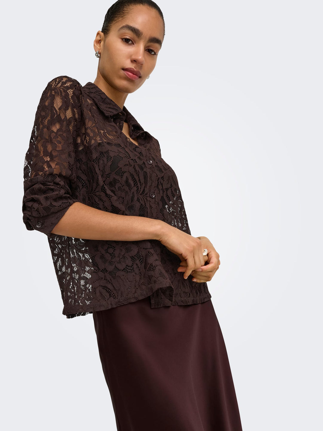 Only Birun blouse bruin – dames