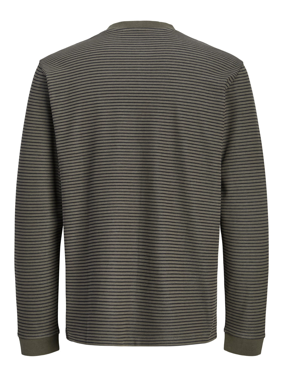 Jack &amp; Jones 12316256 Barron t-shirt l/m groen dessin – heren