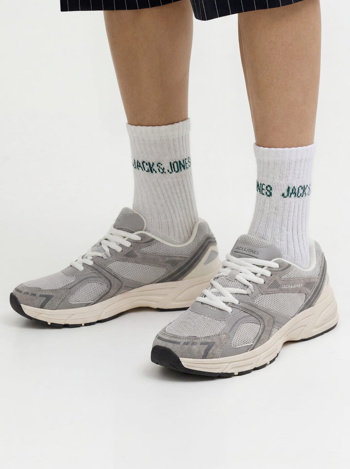 Jack & Jones Wastra sneakers grijs dessin – heren