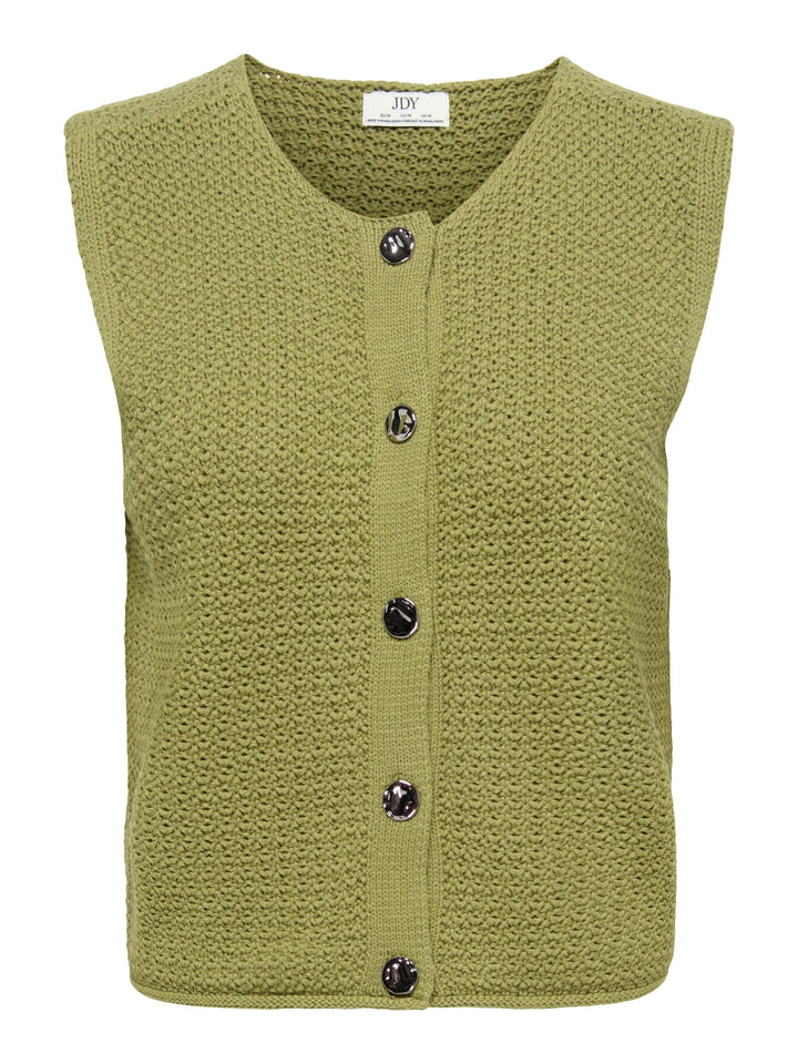 Jacqueline de Yong gilet gebreid – Martha in army