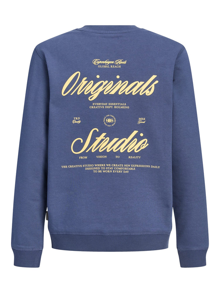 jack & jones kids Norrebro sweater jongens – rafblauw
