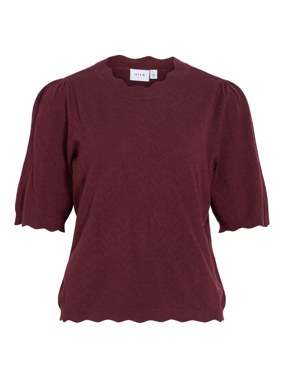 Vila 14118966 Emi top k/m dames - bordeaux