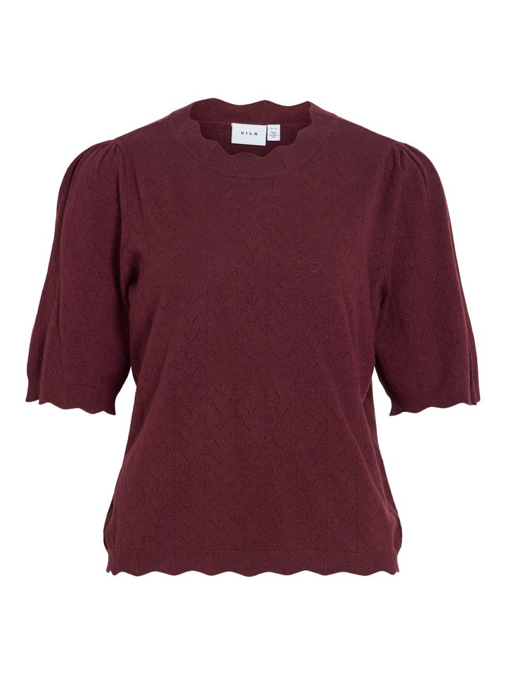 Vila 14118966 Emi top k/m dames - bordeaux