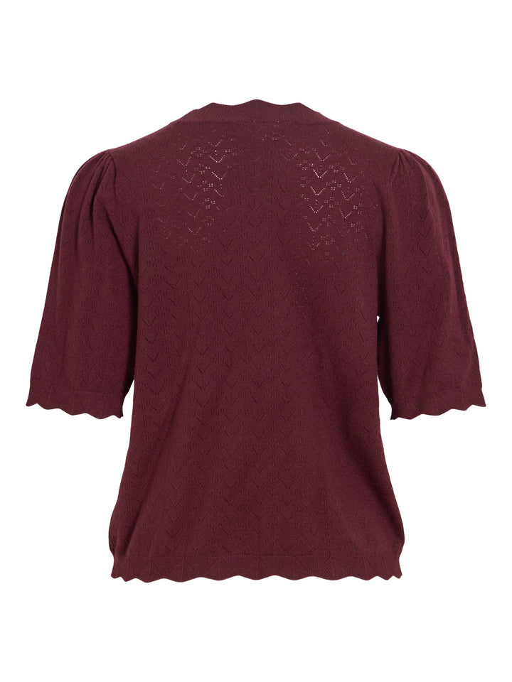 Vila 14118966 Emi top k/m dames - bordeaux