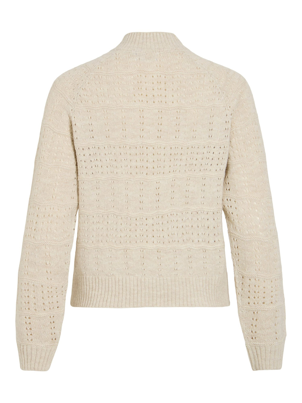 Vila 14119130 Sapna gebreid vest beige