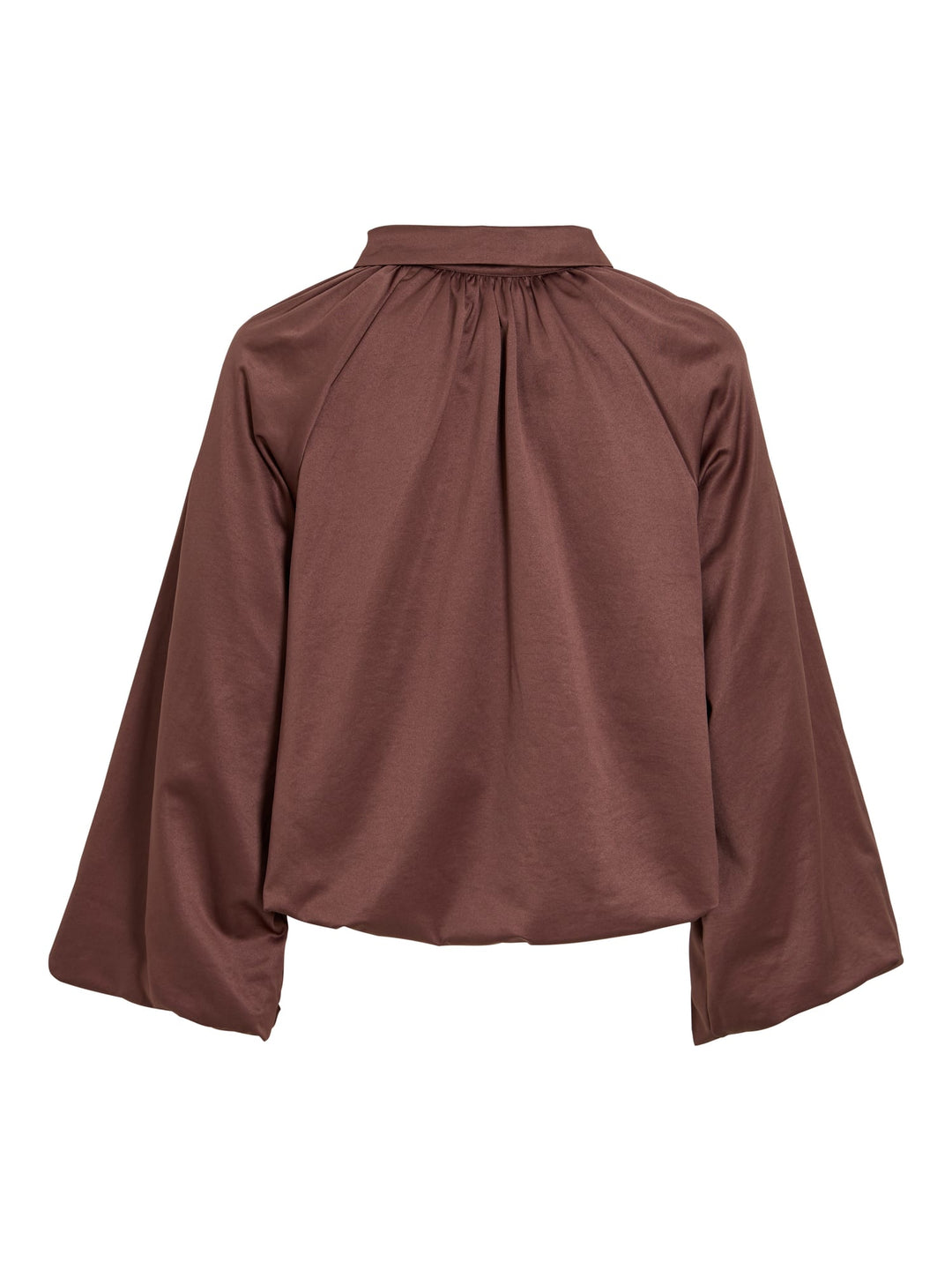 Vila 14119302 porty vest sweat dames bruin