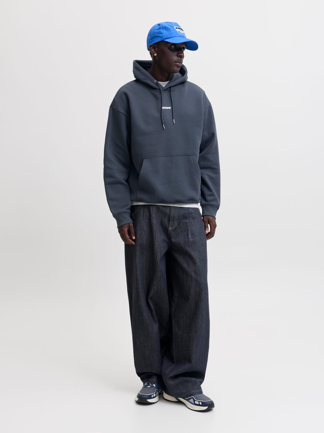 Jack & Jones 12300458 club sweater heren – navy