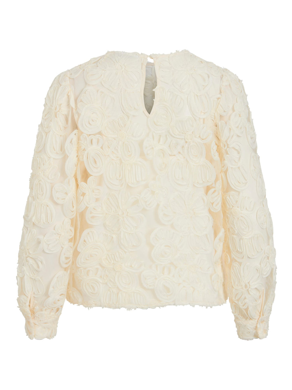Vila 14118720 Lexie top l/m dames ecru