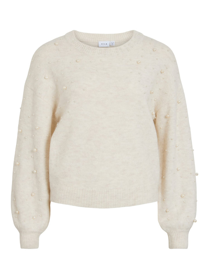 Vila 14118683 Kaia trui dames off-white