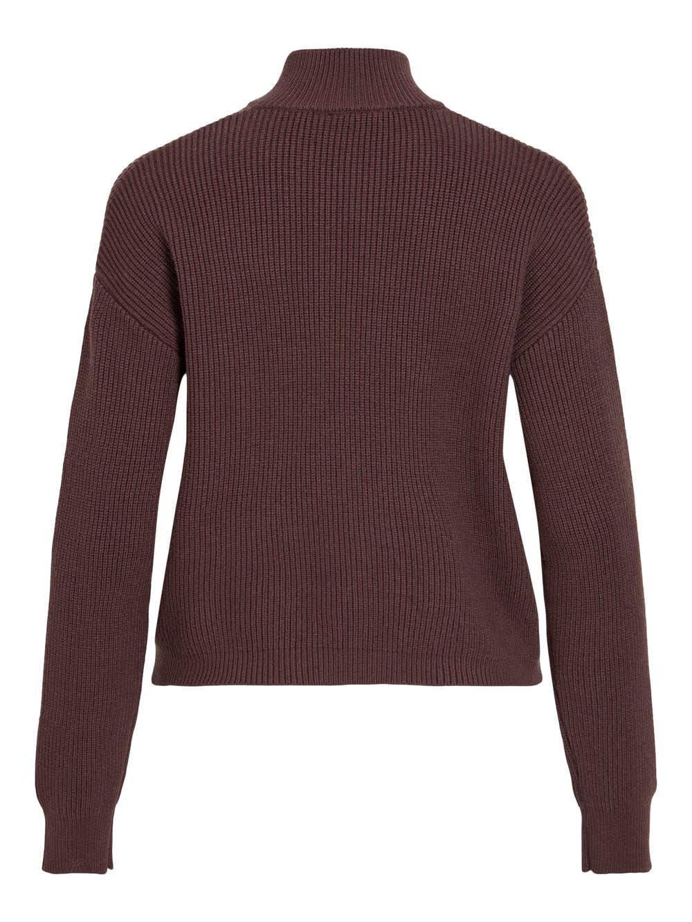 Vila 14121024 Latte vest gebreid dames bruin