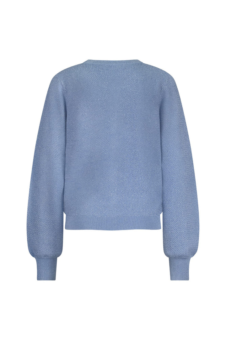 Studio Anneloes Tommy twinset cardigan – dames vest - Petrol Blauw