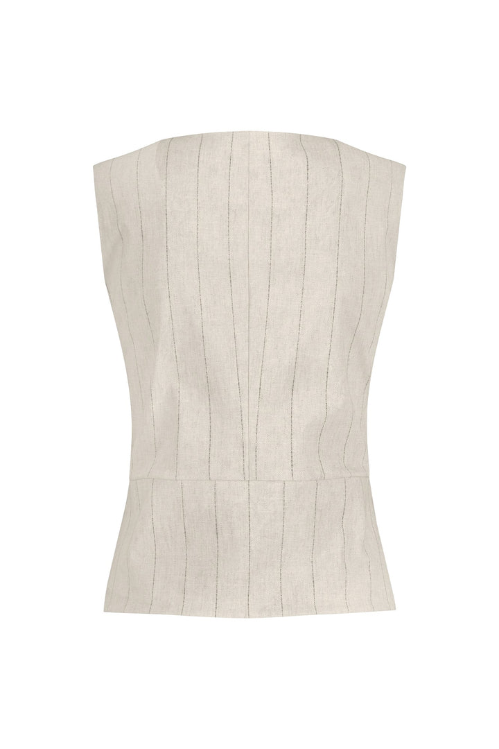 Studio Anneloes 12684 Rebekka gilet dames – zand dessin
