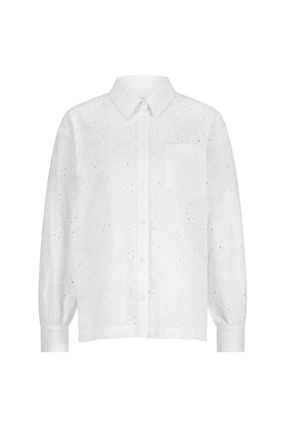 Studio Anneloes Jitte broderie blouse – dames - Off-white