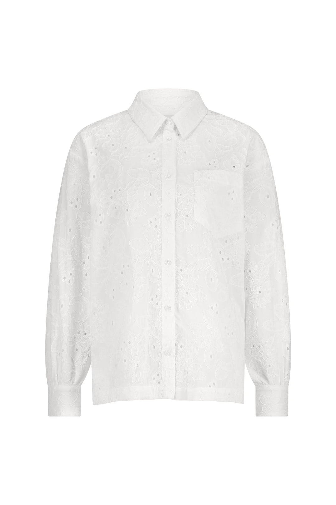 Studio Anneloes Jitte broderie blouse – dames - Off-white