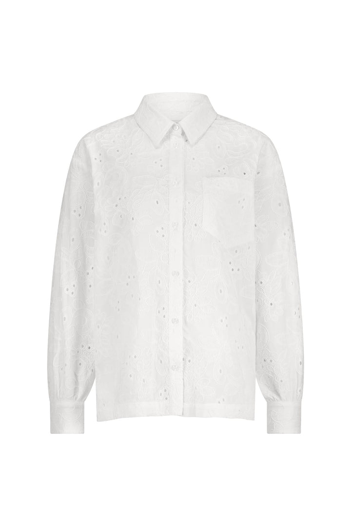 Studio Anneloes Jitte broderie blouse – dames - Off-white