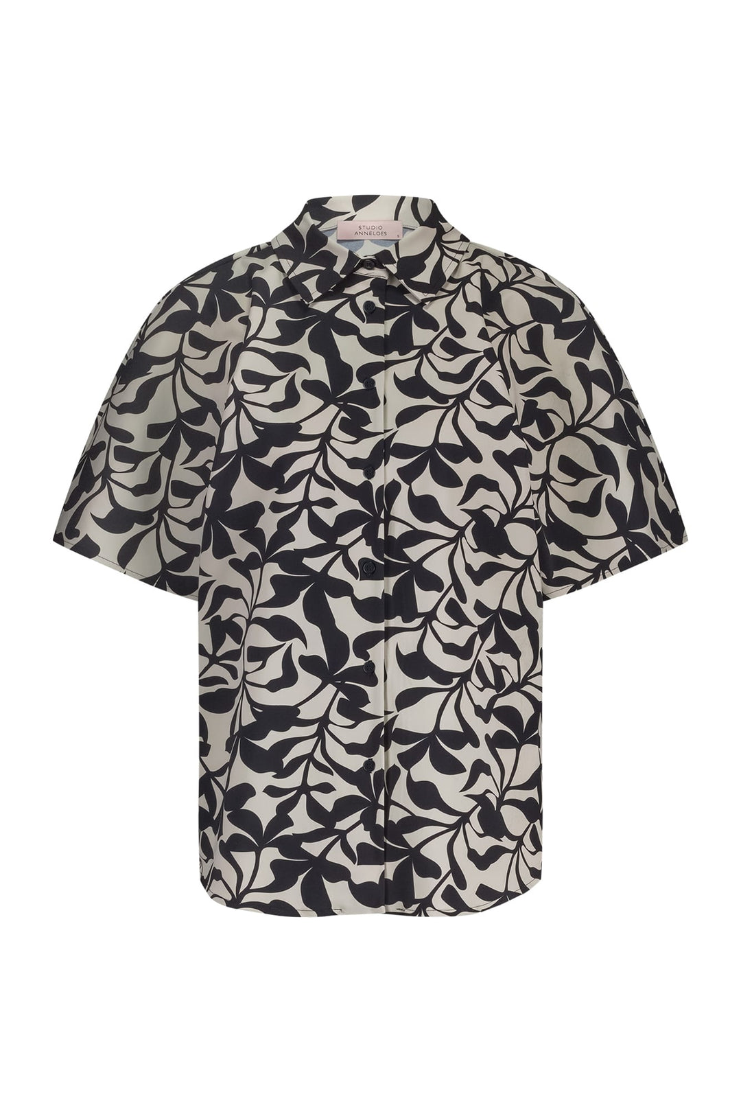 Studio Anneloes Barb leaves blouse off-white – dames