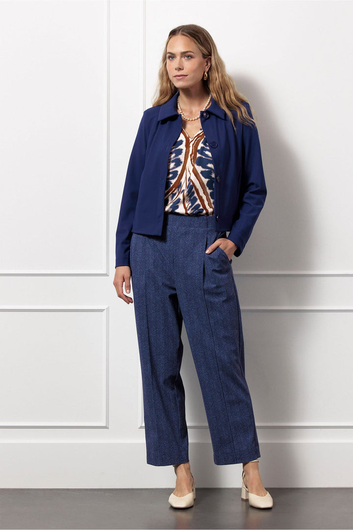 Studio Anneloes Hilly bonded jacket – damesjack blauw