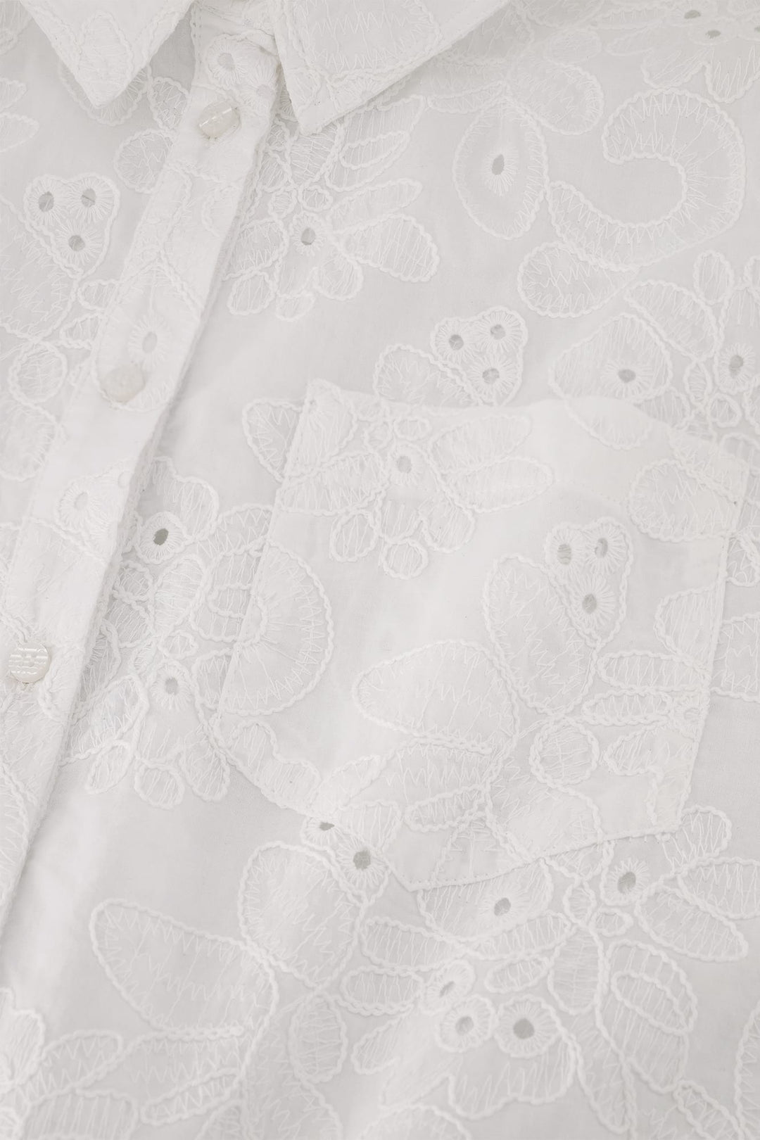 Studio Anneloes Jitte broderie blouse – dames - Off-white