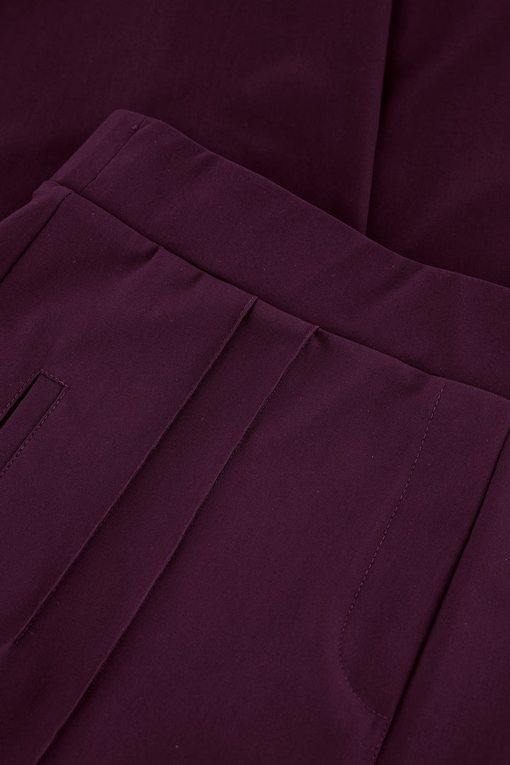 Studio Anneloes Roisin lange broek aubergine – dames