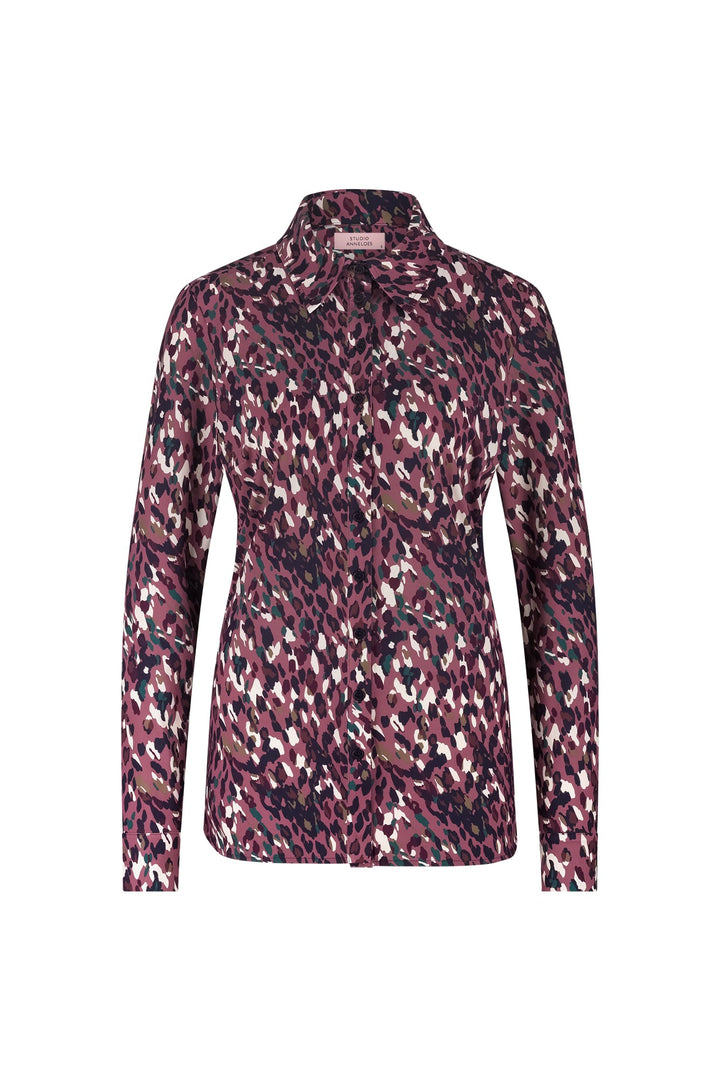 Studio Anneloes Poppy blouse l/m roze dessin – dames