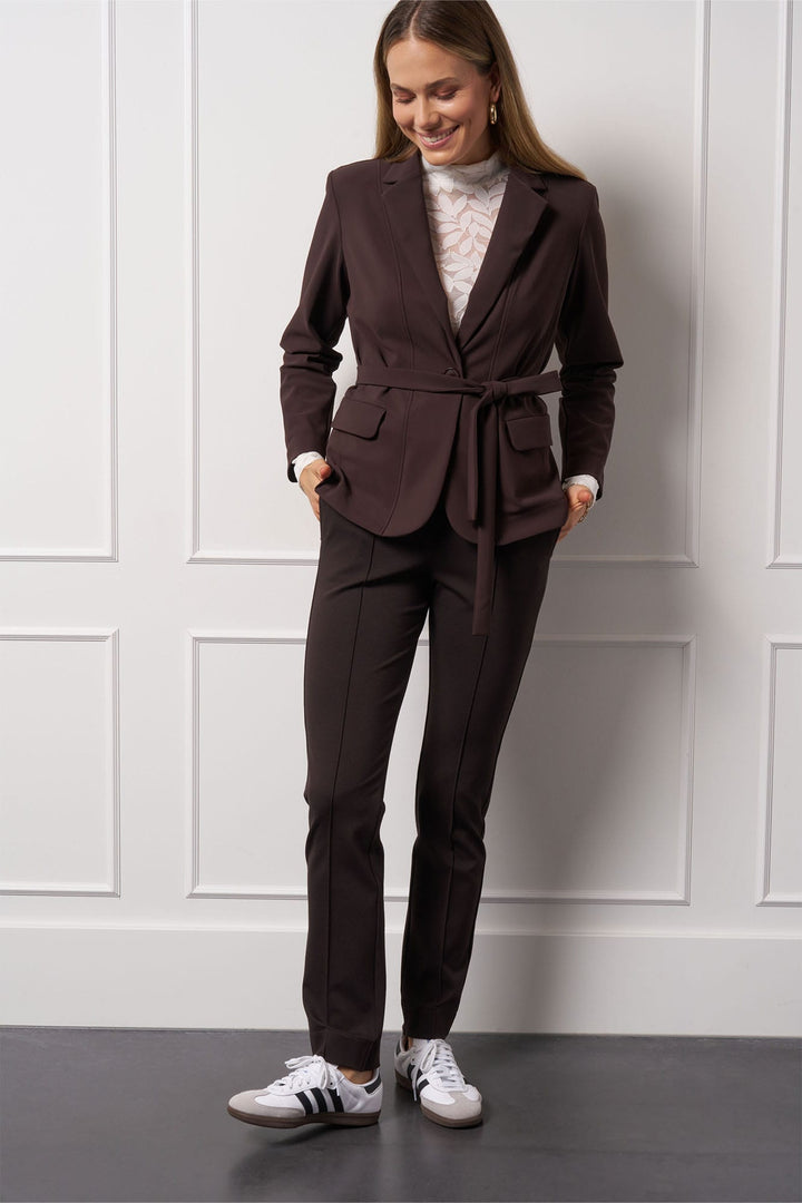 Studio Anneloes 13296 Marion lange broek bruin