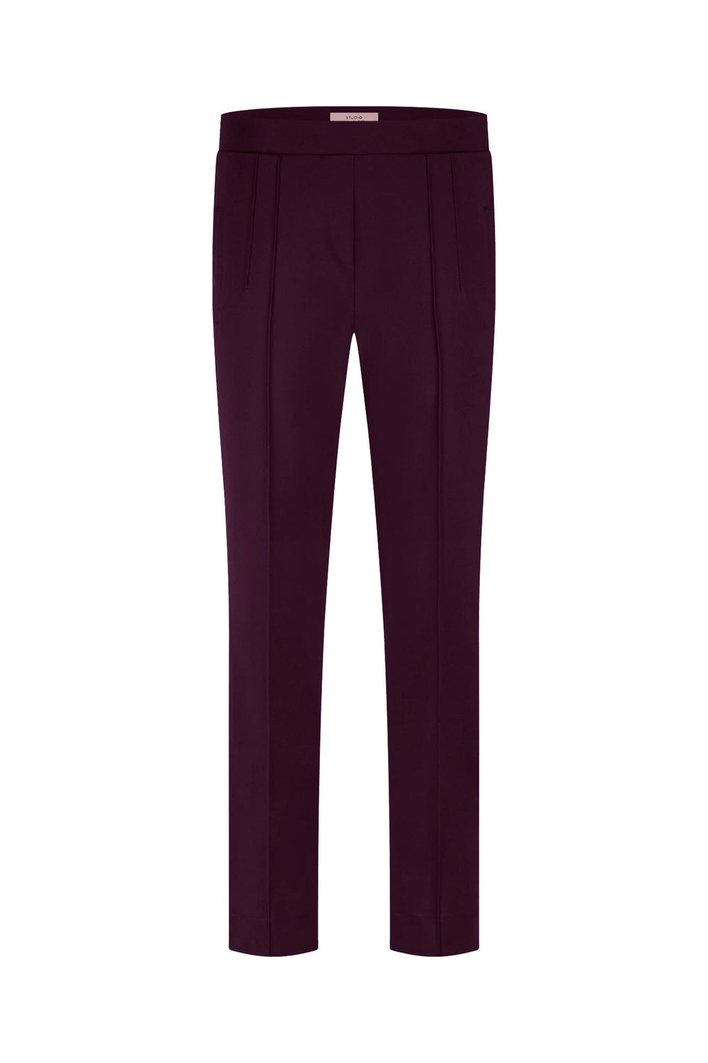 Studio Anneloes Roisin lange broek aubergine – dames