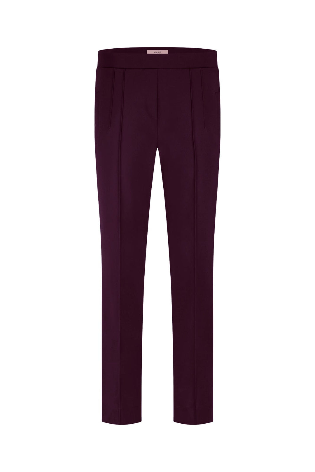 Studio Anneloes Roisin lange broek aubergine – dames