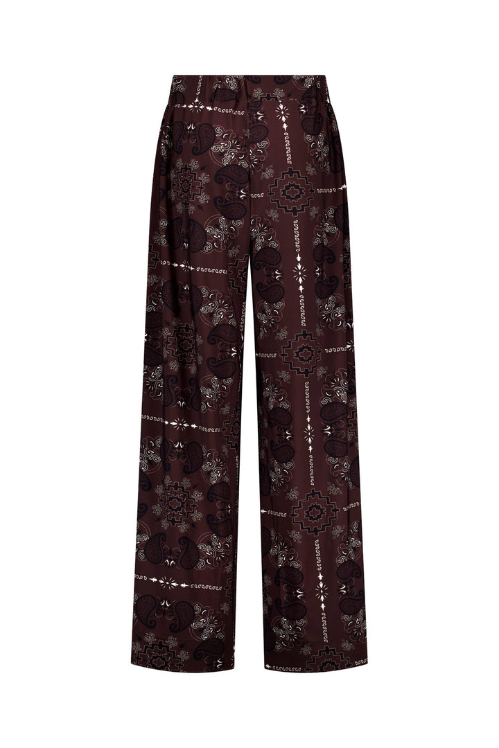 Studio Anneloes Grace paisley trousers bruin dessin – dames