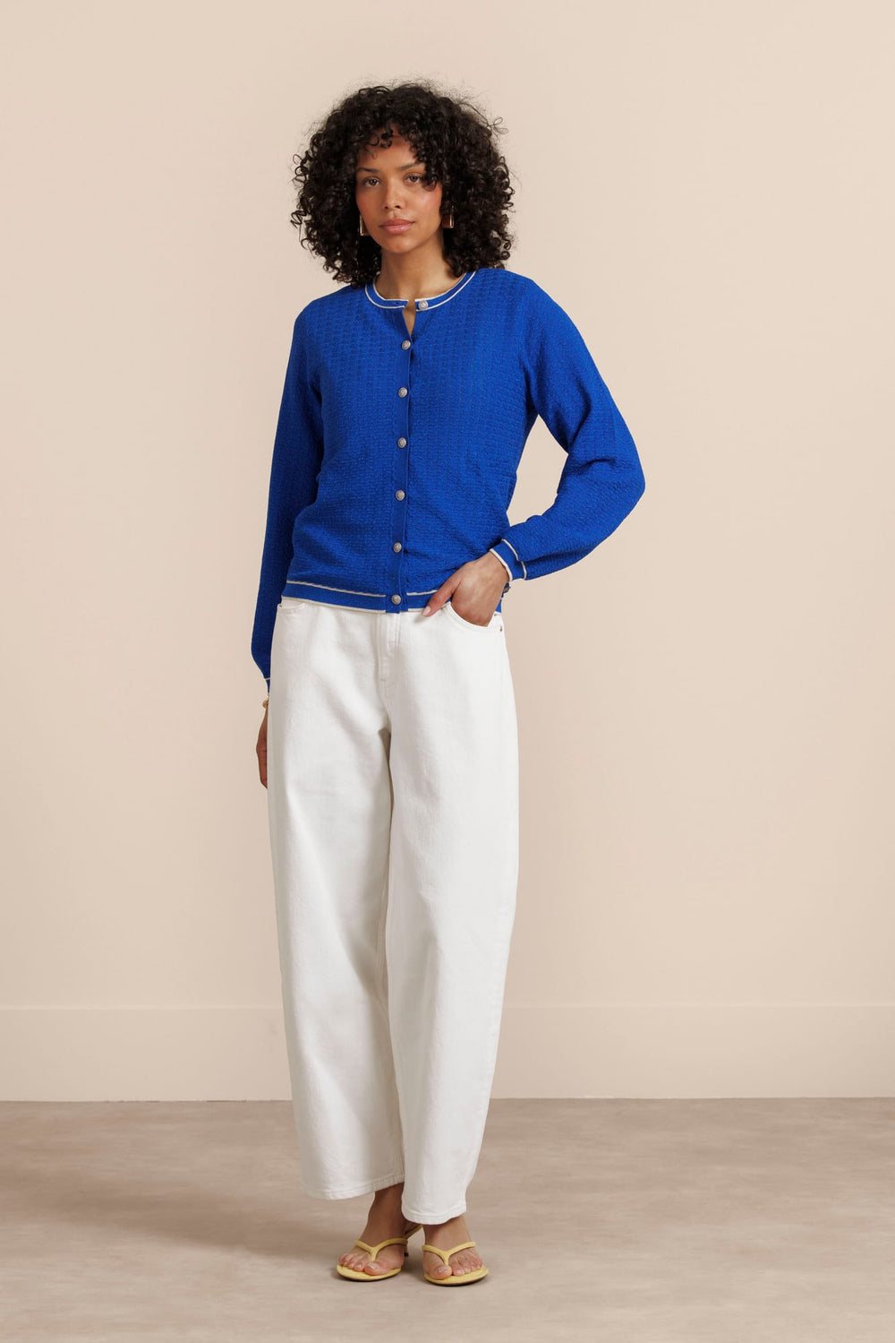 Studio Anneloes 13771 vest gebreid dames rood dessin