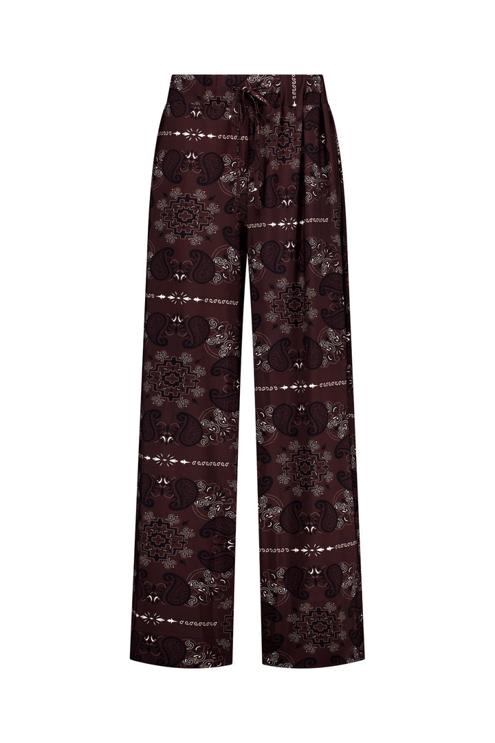 Studio Anneloes Grace paisley trousers bruin dessin – dames