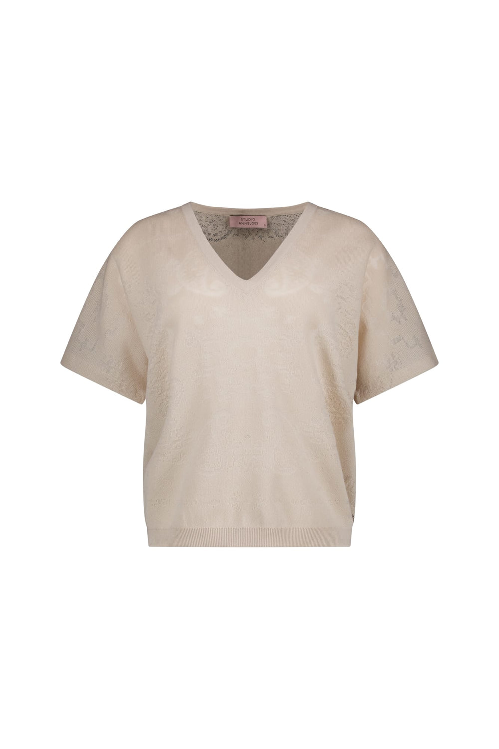 Studio Anneloes Robin paisley top – dames top - Off-white