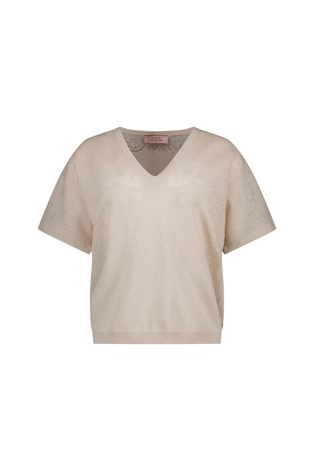 Studio Anneloes Robin paisley top – dames top - Off-white