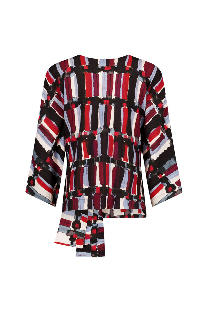 Studio Anneloes 14354 beau top l/m dames ecru dessin