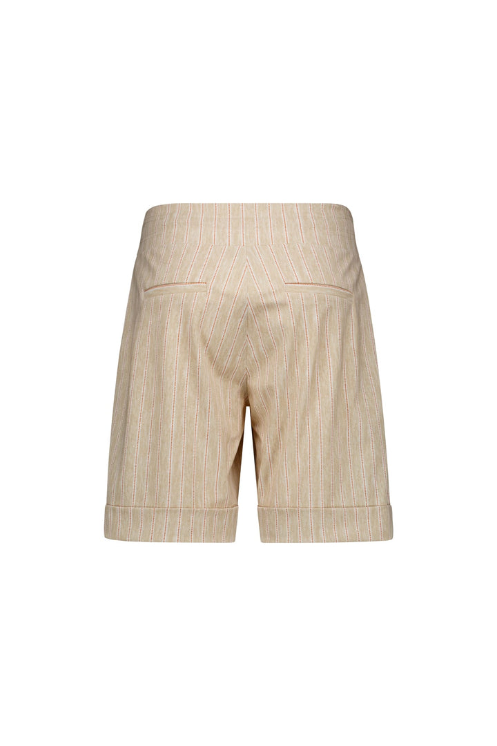 Studio Anneloes City stripe bermuda – dames short - Zand Dessin
