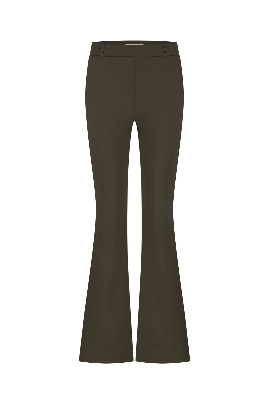 Studio Anneloes flair bonded broek – dames - Army