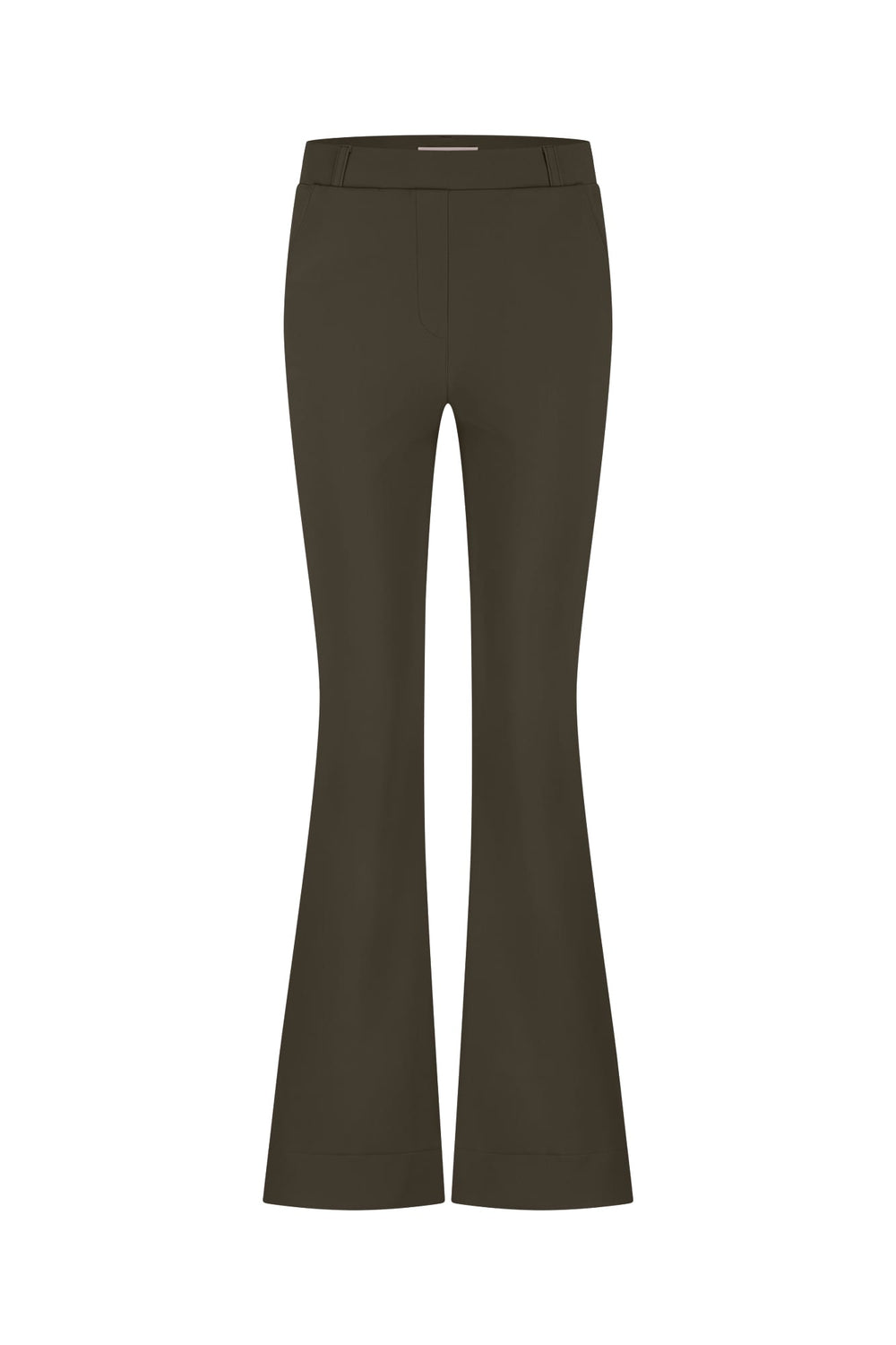 Studio Anneloes flair bonded broek – dames - Army