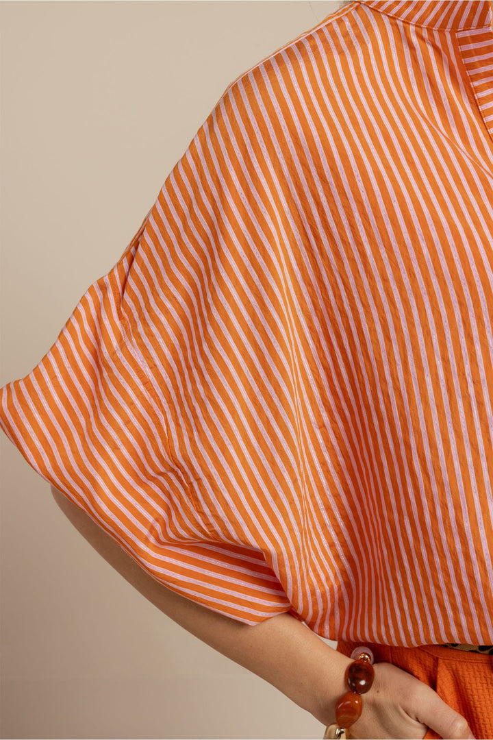 Studio Anneloes Laureen blouse oranje dessin – dames