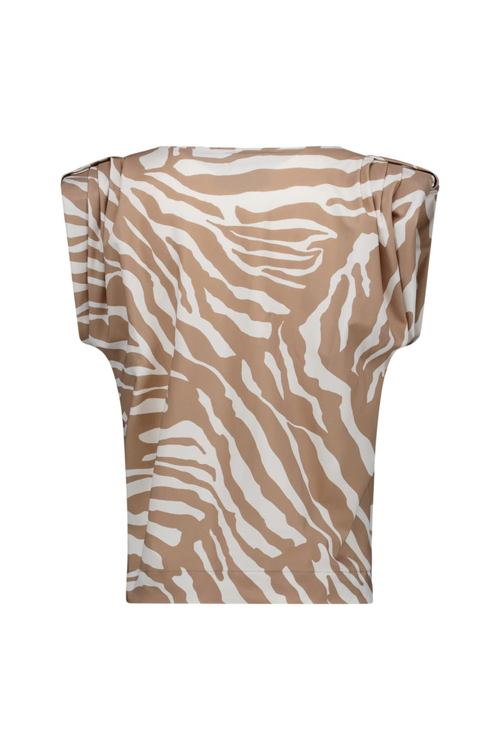 Studio Anneloes 13894 Leone top l/m dames bruin dessin