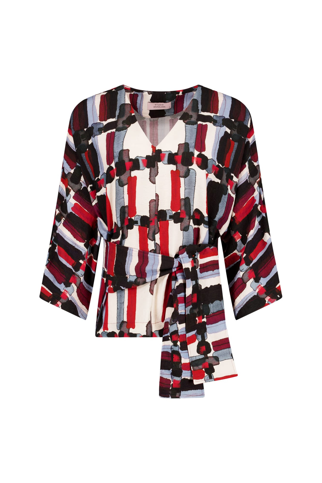 Studio Anneloes 14354 beau top l/m dames ecru dessin