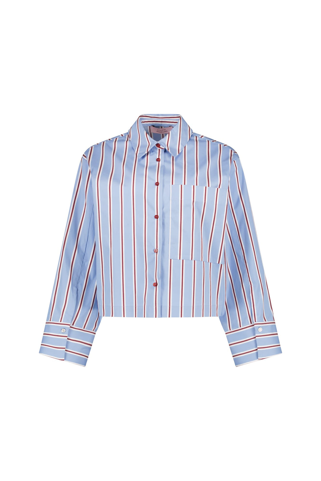Studio Anneloes 14384 Erina blouse blauw dessin