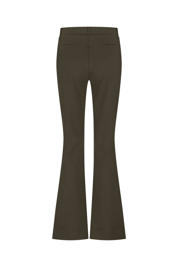 Studio Anneloes flair bonded broek – dames - Army
