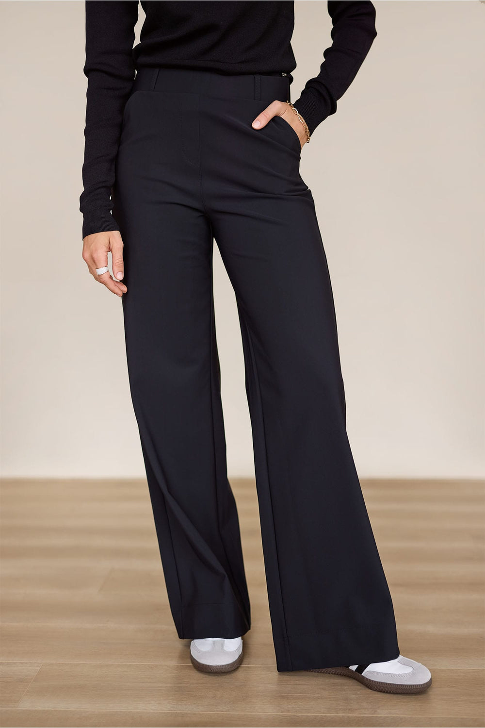 Studio Anneloes 94801 Lexie lange broek zwart